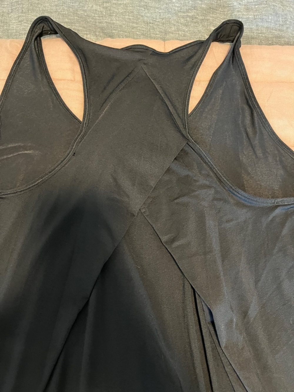 Lululemon pleated black Racerback Performance Tank - Picture 4 of 5